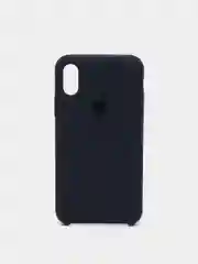Синий меланж чехол силиконовый для iPhone X/XS (Айфон)