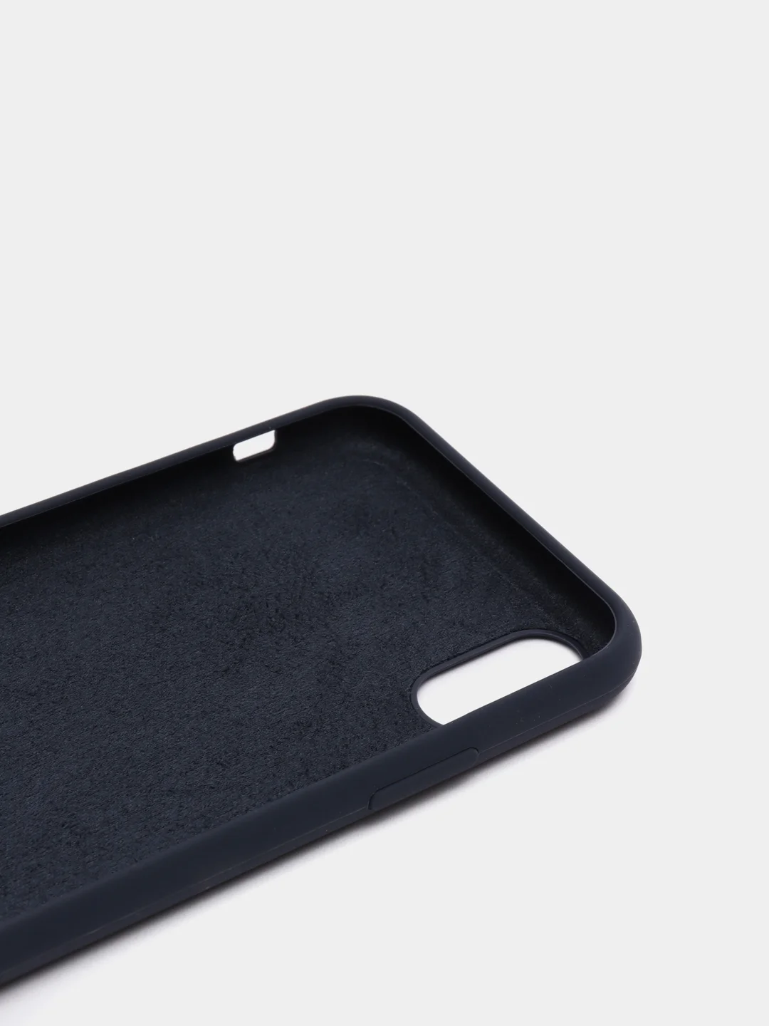 Синий меланж чехол силиконовый для iPhone X/XS (Айфон)