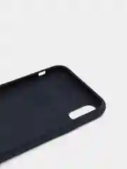 Синий меланж чехол силиконовый для iPhone X/XS (Айфон)