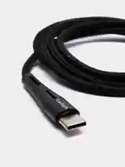 Белый кабель Hoco U29, Type-C, Micro USB, Lishtning, с дисплеем