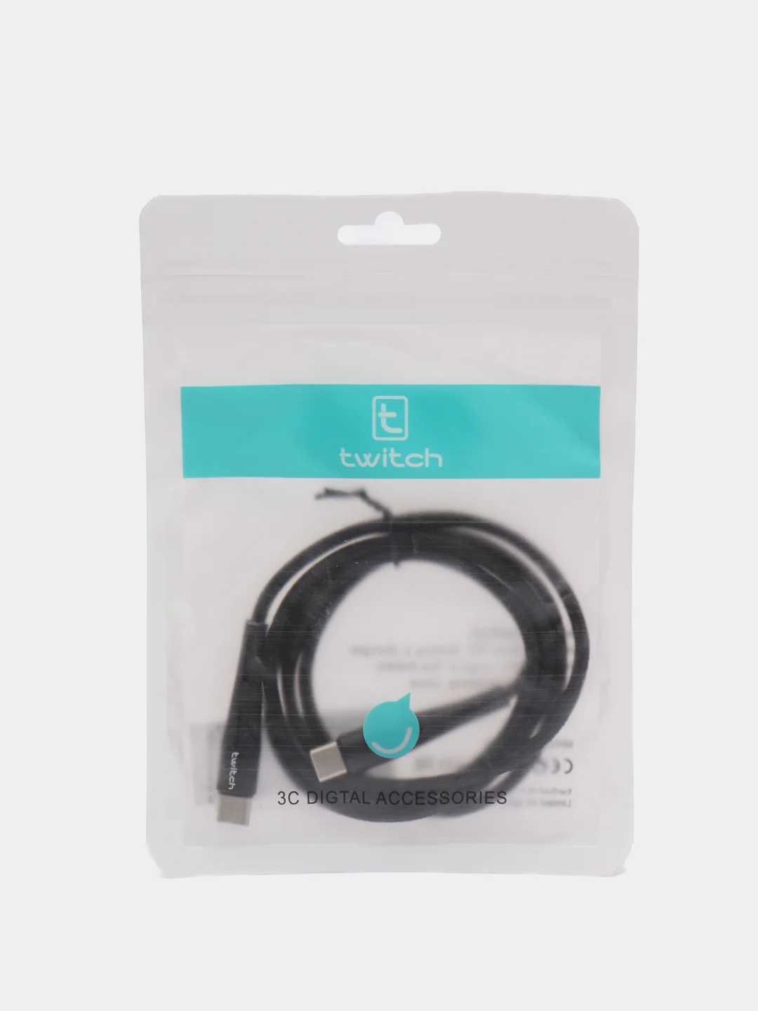 Белый кабель Hoco U29, Type-C, Micro USB, Lishtning, с дисплеем