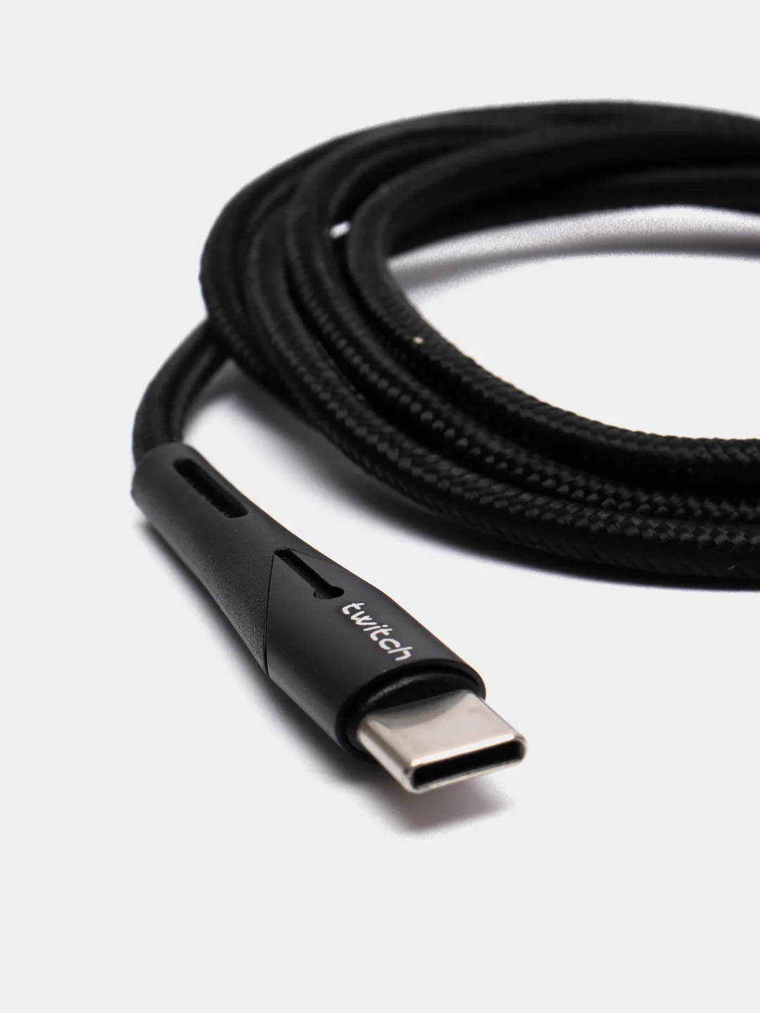 Черный кабель Quick charge 3.0 А, 60 W для зарядки и передачи данных USB C-type С Qualcomm 3.0