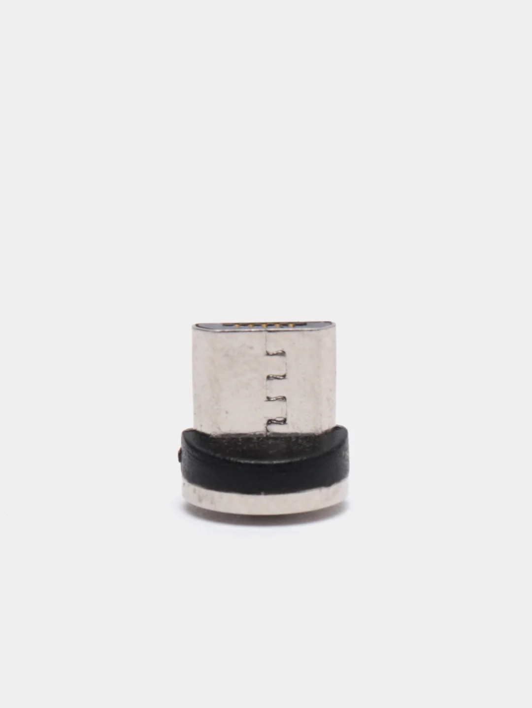 Черный кабель зарядный магнитный тканевый MicroUSB/Type-C/Lightning  2.4A, Айфон, Андроид,головка
