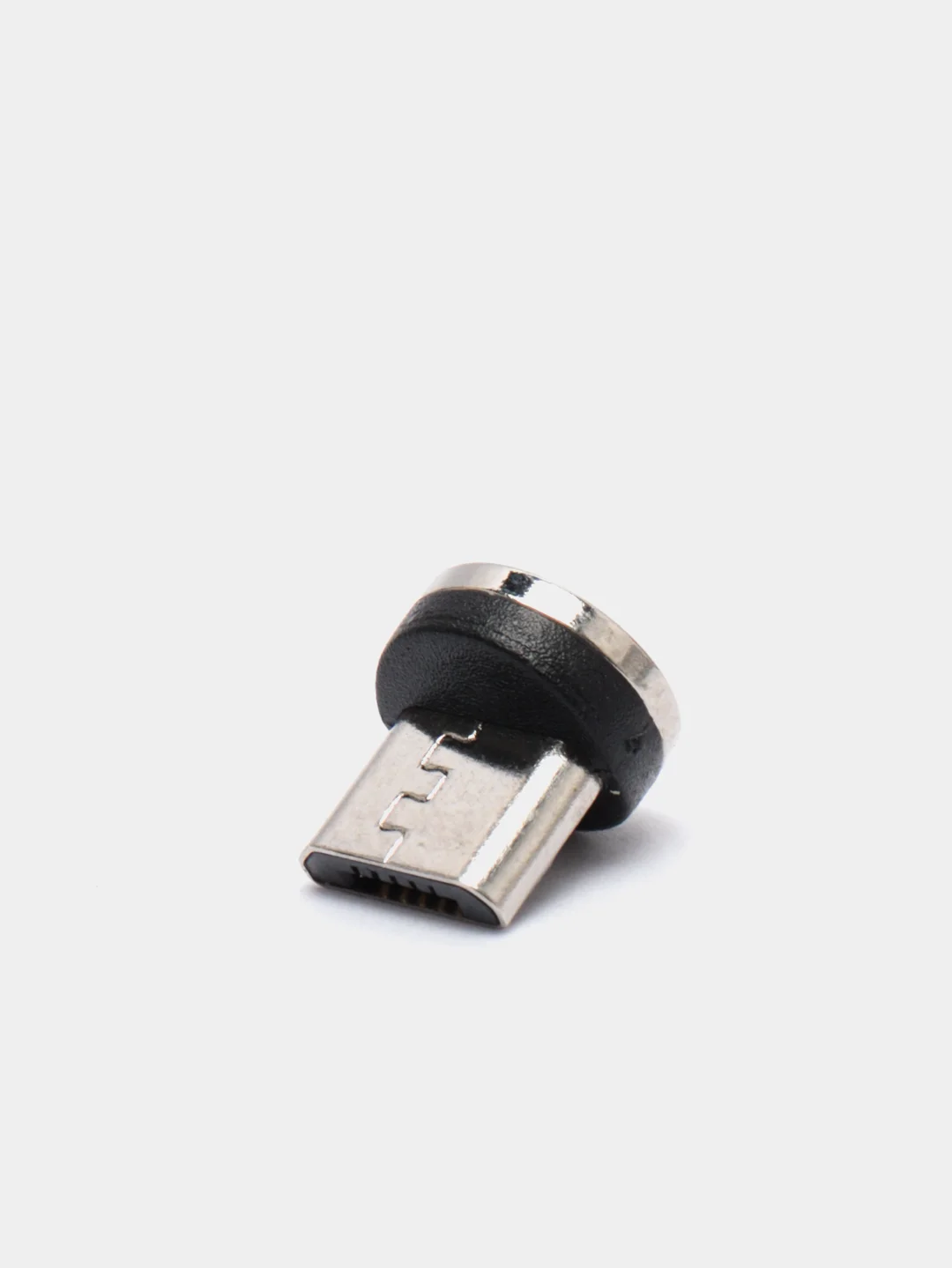 Черный кабель зарядный магнитный тканевый MicroUSB/Type-C/Lightning  2.4A, Айфон, Андроид,головка