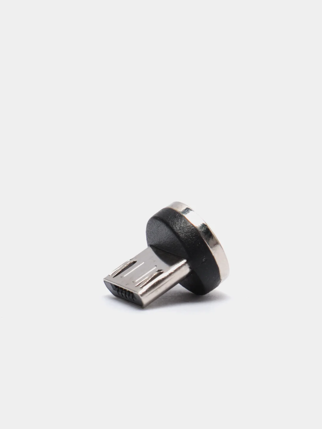 Черный кабель зарядный магнитный тканевый MicroUSB/Type-C/Lightning  2.4A, Айфон, Андроид,головка