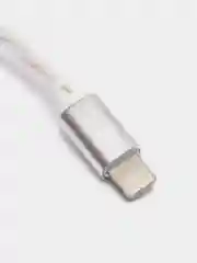 Белый кабель для зарядки светящийся