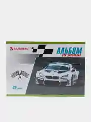 Альбом BRAUBERG A4, 40 л, 4 штуки, скоба, 200 х 283 мм