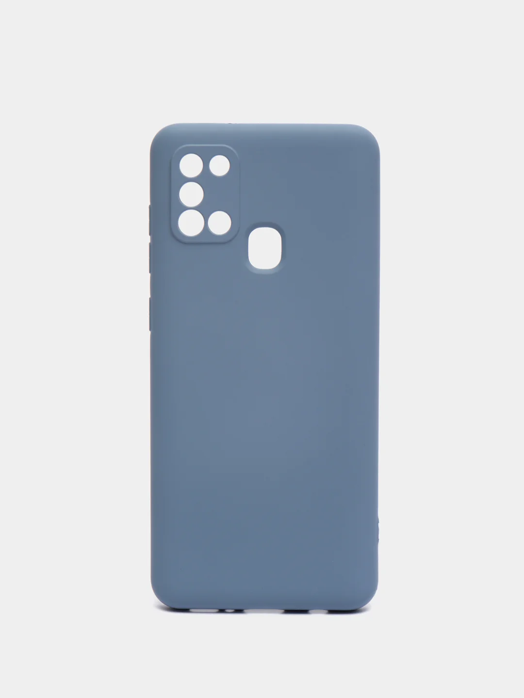 Небесно-голубой чехол для Samsung A02S, A21S, A12, A50, A01core, A10, A52, M31S, A11/M11, A41, A32 бархат