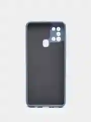 Небесно-голубой чехол для Samsung A02S, A21S, A12, A50, A01core, A10, A52, M31S, A11/M11, A41, A32 бархат