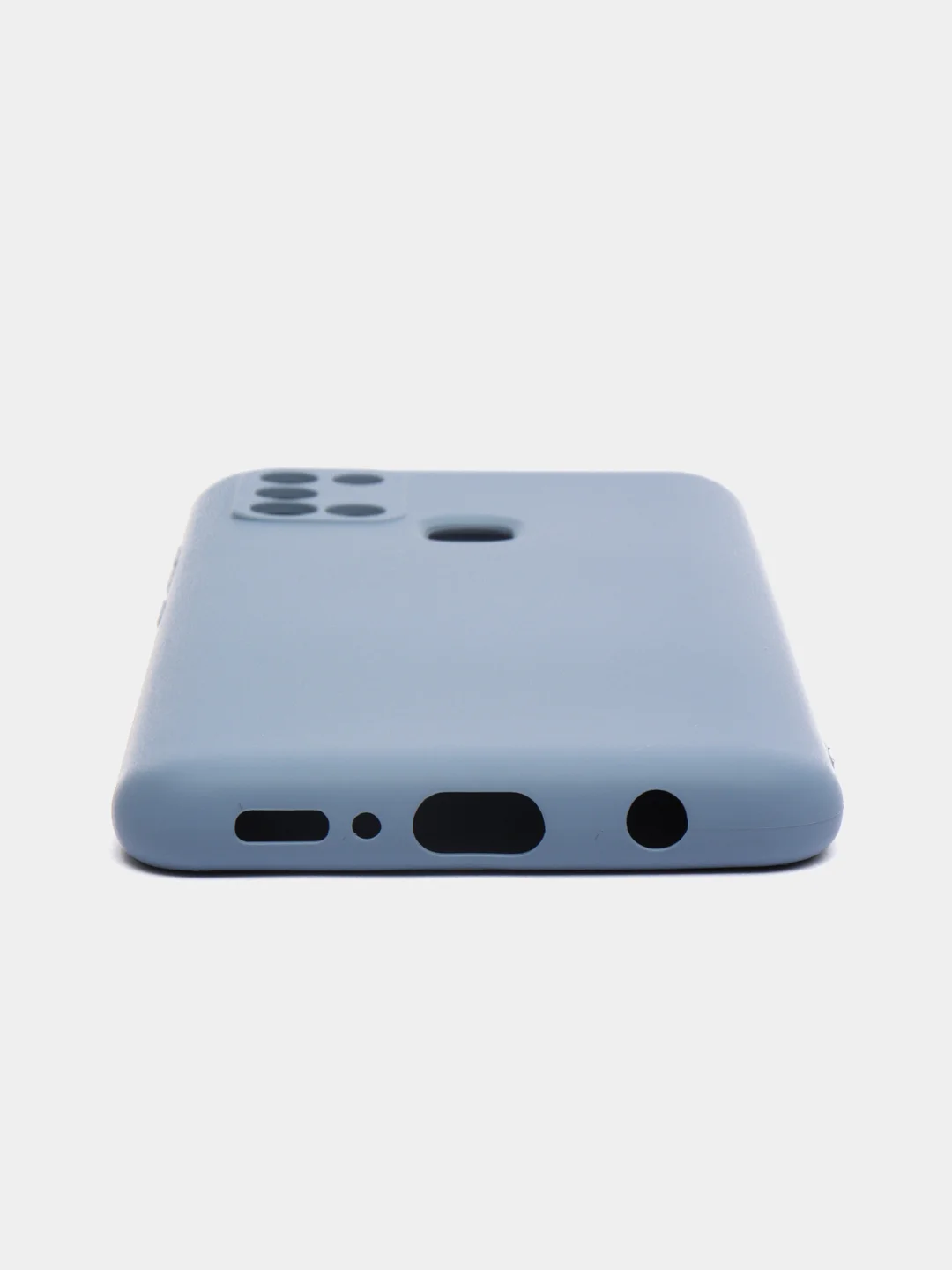 Небесно-голубой чехол для Samsung A02S, A21S, A12, A50, A01core, A10, A52, M31S, A11/M11, A41, A32 бархат