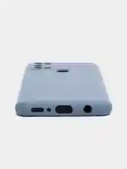Небесно-голубой чехол для Samsung A02S, A21S, A12, A50, A01core, A10, A52, M31S, A11/M11, A41, A32 бархат