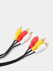 Кабель 3 x RCA (M) - 3 x RCA (M), 1.5 м, аудио/видео, VCOM
