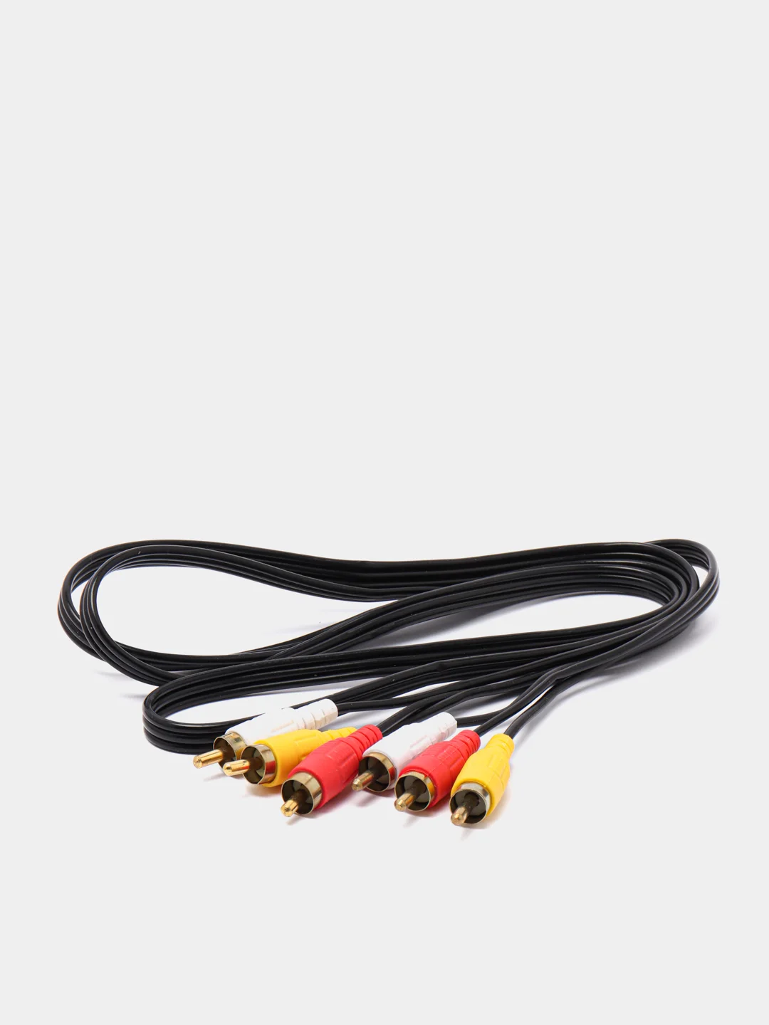 Кабель 3 x RCA (M) - 3 x RCA (M), 1.5 м, аудио/видео, VCOM