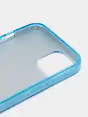 Голубой чехол для iPhone 12, 12 Pro 13 Pro Max 13 mini 14 Pro Max 15 Pro Max блестящий сияющий