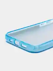 Голубой чехол для iPhone 12, 12 Pro 13 Pro Max 13 mini 14 Pro Max 15 Pro Max блестящий сияющий