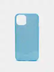 Голубой чехол для iPhone 12, 12 Pro 13 Pro Max 13 mini 14 Pro Max 15 Pro Max блестящий сияющий