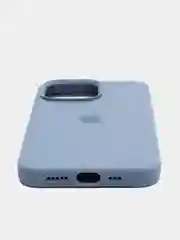 Небесно-голубой чехол силиконовы на iPhone 13 Pro