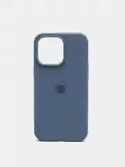 Небесно-голубой чехол силиконовы на iPhone 13 Pro