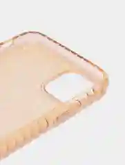 Золотой прозрачный чехол для iPhone 11 12 Pro силиконовый айфон про