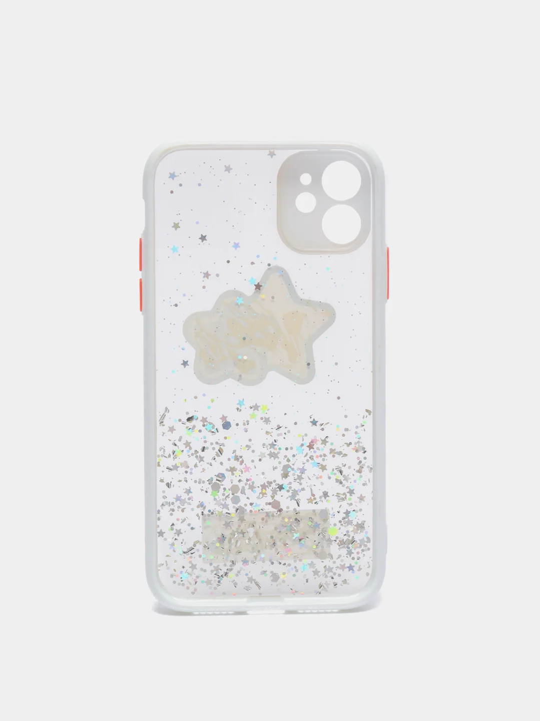 Белый чехол для iPhone 11 12 13 Pro пластиковый айфон про