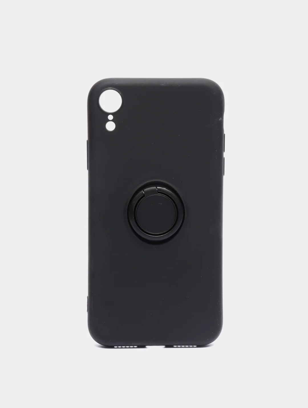Черный чехол с кольцом для iPhone 12 Pro, 12, 12 mini, 11, XR