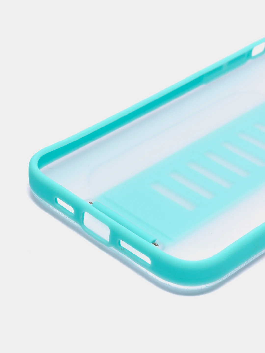 Салатовый противоударный чехол с ремешком держателем для iPhone 12, 12 Pro, 12 Pro Max, 12 Mini