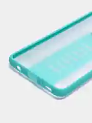Салатовый противоударный чехол с ремешком держателем Samsung Galaxy A11 M11 A21S A31 A41 A51 A71 M31
