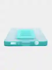 Салатовый противоударный чехол с ремешком держателем Samsung Galaxy A11 M11 A21S A31 A41 A51 A71 M31