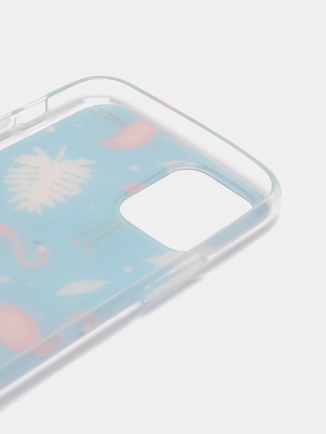 Голубой чехол с цветным принтом картинки iPhone 5S/SE/6/6S/7/8/Plus/X/XS/XR/11/12/Mini/Pro/Max
