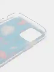 Голубой чехол с цветным принтом картинки iPhone 5S/SE/6/6S/7/8/Plus/X/XS/XR/11/12/Mini/Pro/Max