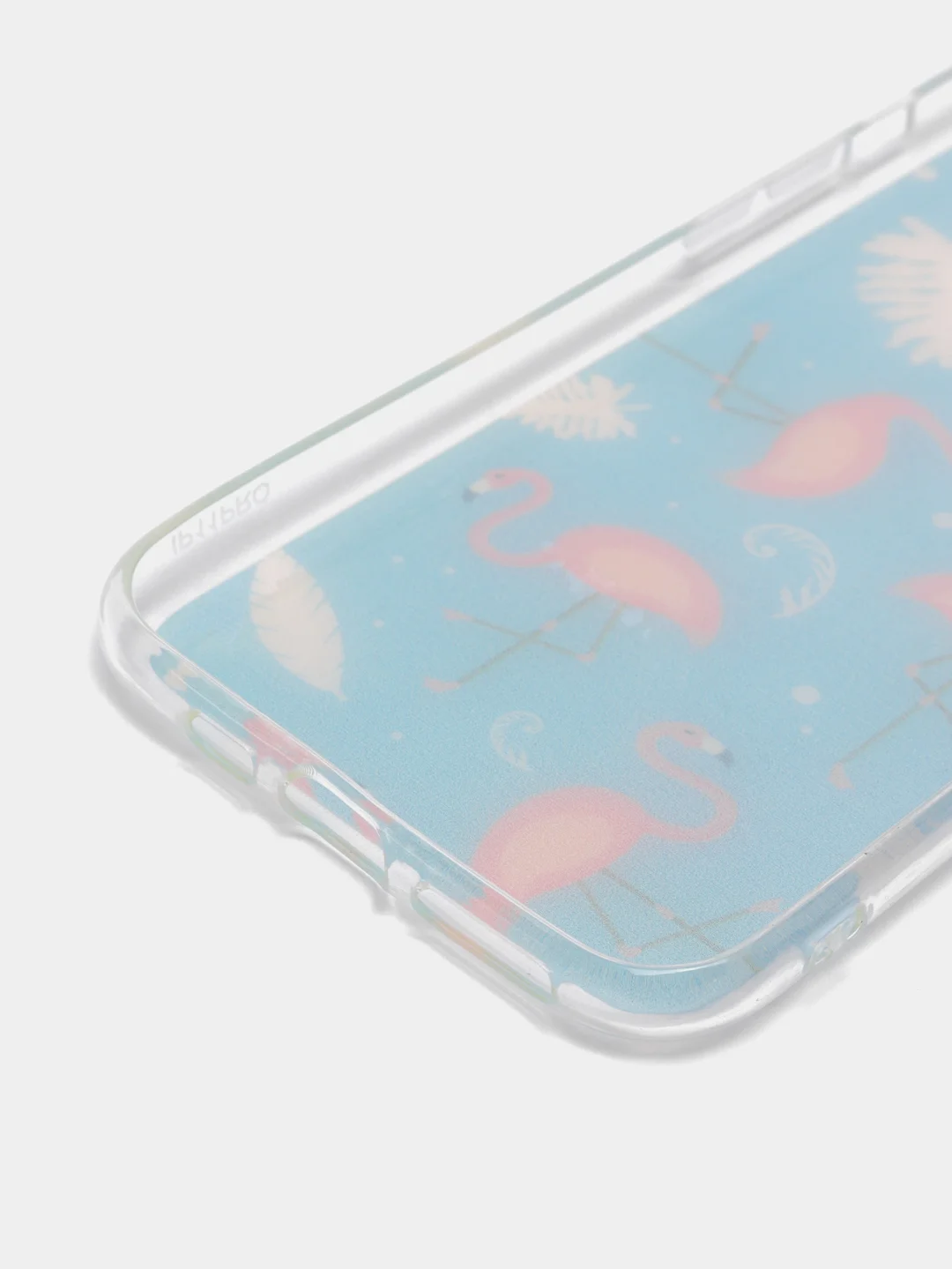Голубой чехол с цветным принтом картинки iPhone 5S/SE/6/6S/7/8/Plus/X/XS/XR/11/12/Mini/Pro/Max