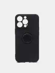 Черный чехол с кольцом для iPhone 12 Pro, 12, 12 mini, 11, XR