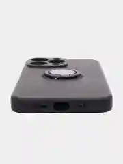 Черный чехол с кольцом для iPhone 12 Pro, 12, 12 mini, 11, XR