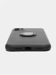 Черный чехол с кольцом для iPhone 12 Pro, 12, 12 mini, 11, XR