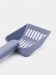 Лавандовый совок-лопатка для уборки кошачьего лотка