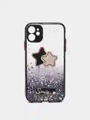 Черный чехол для iPhone 11 12 13 Pro пластиковый айфон про