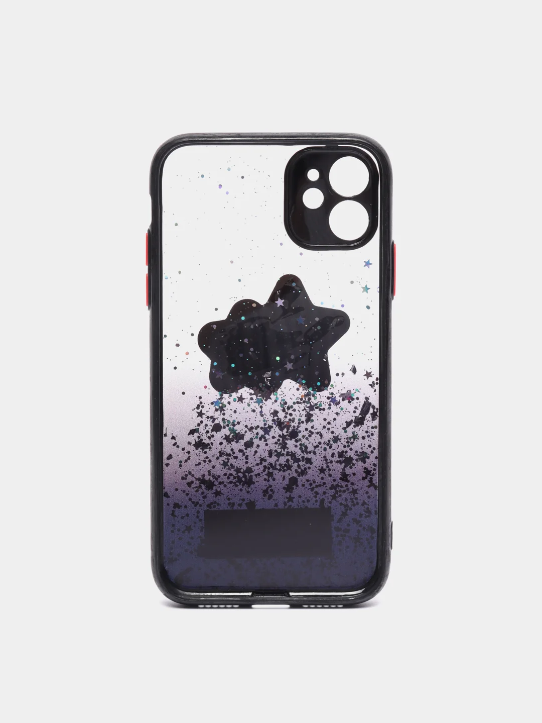 Черный чехол для iPhone 11 12 13 Pro пластиковый айфон про