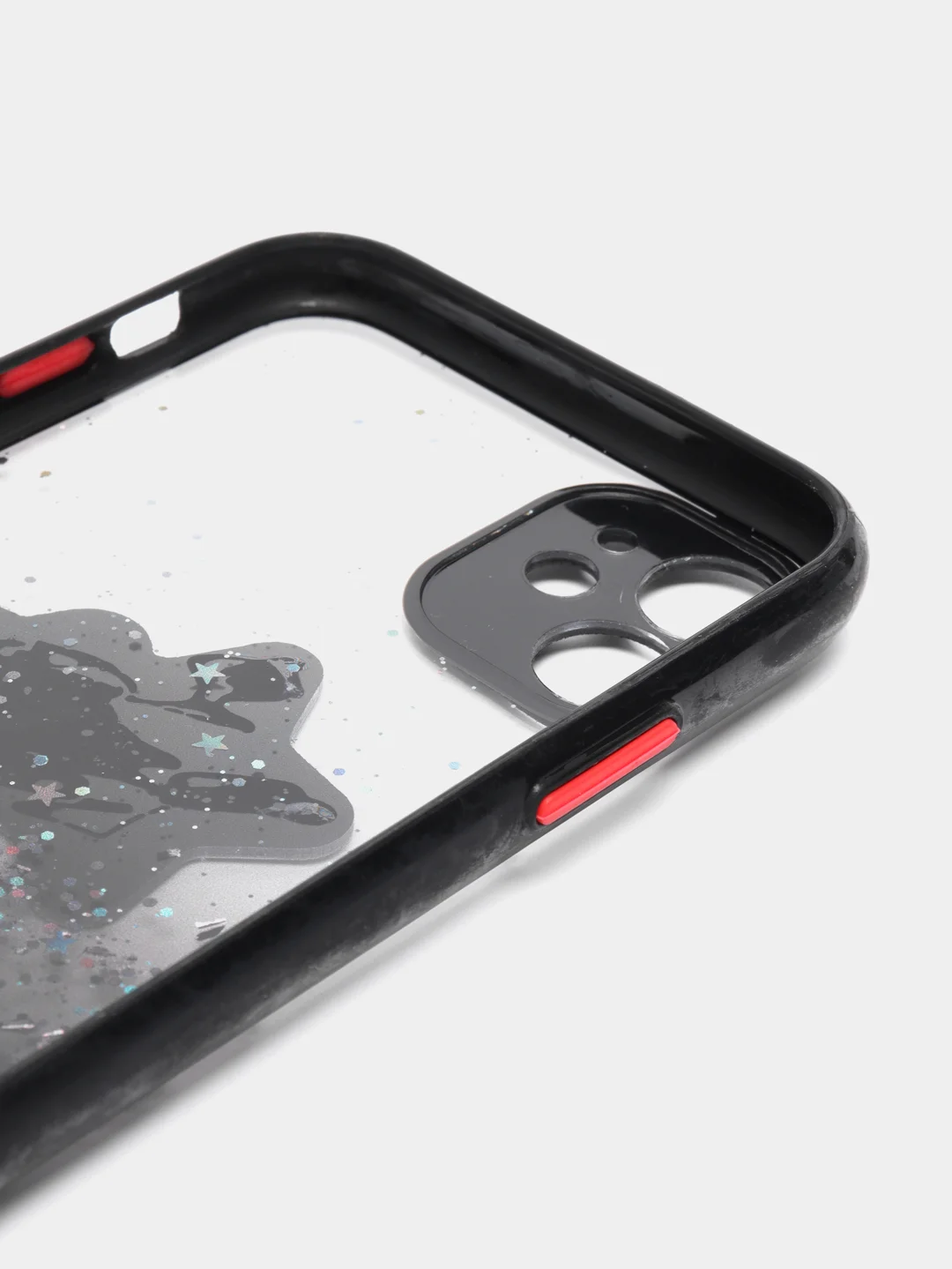 Черный чехол для iPhone 11 12 13 Pro пластиковый айфон про