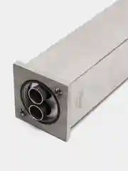 Серый смеситель для раковины Frap F10802 из нержавеющей стали