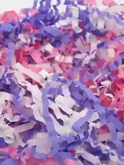 Аметистовый бумажный наполнитель "Триколор" 4 мм, 2 цвета