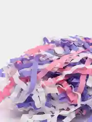 Аметистовый бумажный наполнитель "Триколор" 4 мм, 2 цвета