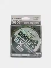 Плетеный шнур Kaida FIGHTERS 8X, темно-зеленый, 150 м