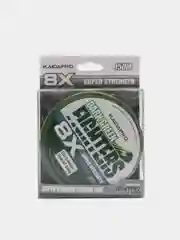 Плетеный шнур Kaida FIGHTERS 8X, темно-зеленый, 150 м