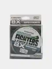 Плетеный шнур Kaida FIGHTERS 8X, темно-зеленый, 150 м