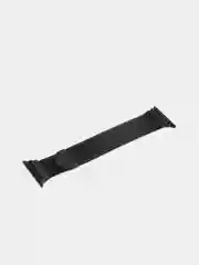 Черный ремешок миланская петля для Apple Watch 3, 4, 5, 6, 7, SE