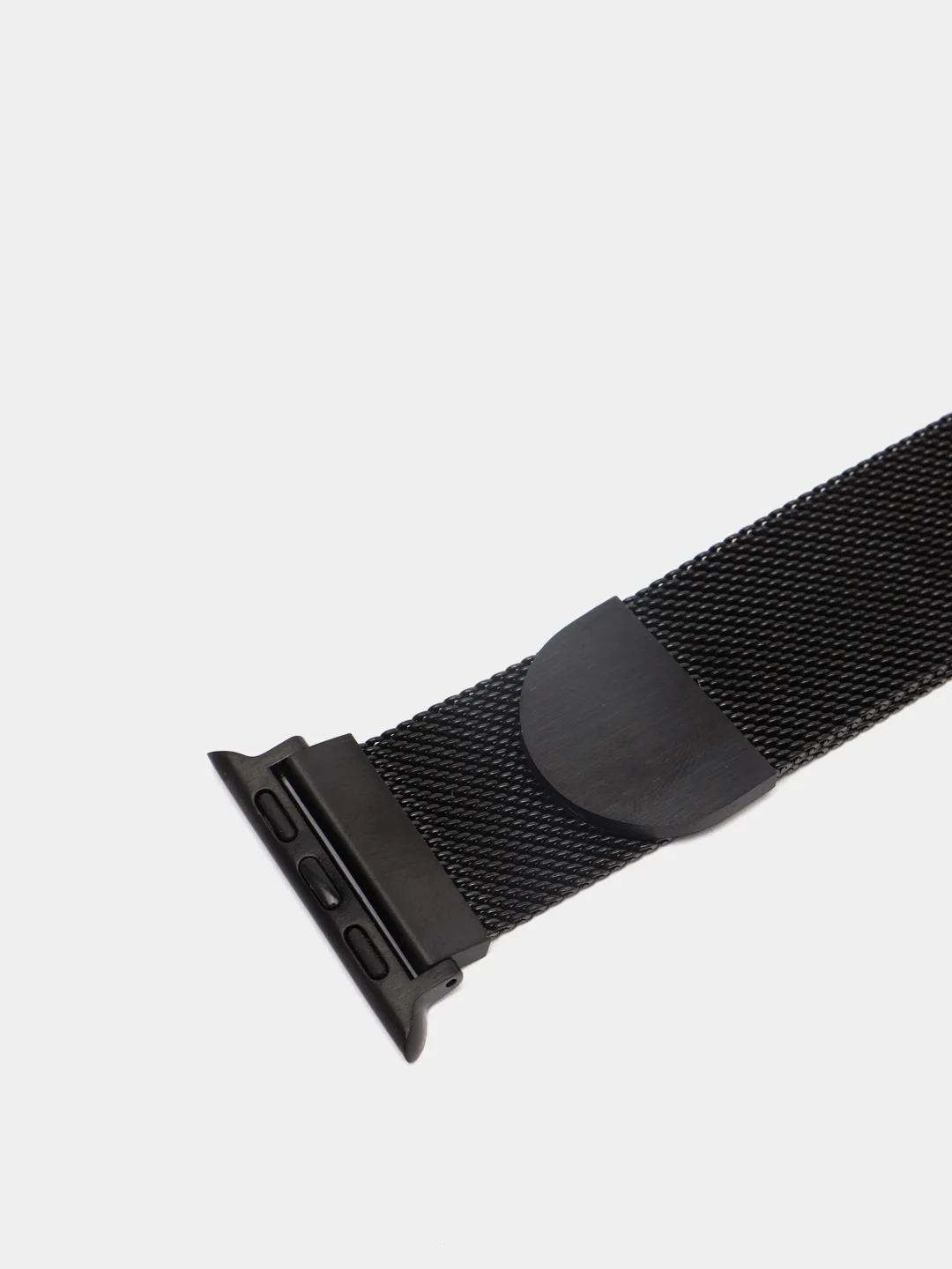 Черный ремешок миланская петля для Apple Watch 3, 4, 5, 6, 7, SE