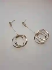 Серьги-подвески, круглые