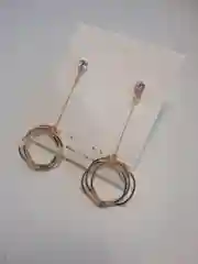 Серьги-подвески, круглые