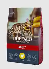 Корм сухой Mr.Buffalo ADULT для взрослых кошек, с курицей, 400 г