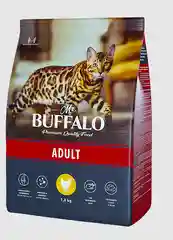 Корм сухой Mr.Buffalo для взрослых кошек, с курицей, 1.8кг